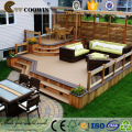 material de cobertura de deck exterior composto de madeira wpc